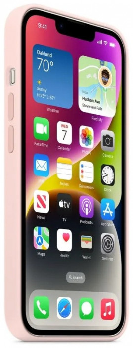 Чехол Silicone Case для iPhone 14 Розовый (Chalk Pink) | Фото 3 из 4
