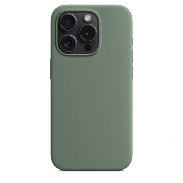 Чехол Silicone Case MagSafe для iPhone 15 Pro Cypress | Фото 5 из 5