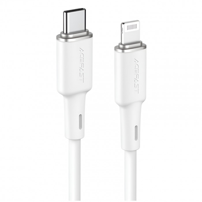 Кабель ACEFAST C2-01 USB-C - Lightning Белый | Фото 1 из 3