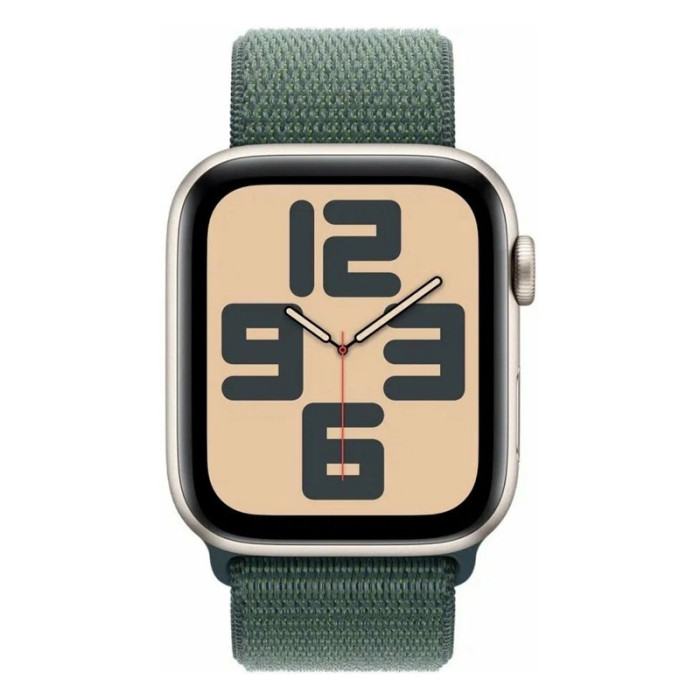 Умные часы Apple Watch SE 2024 40mm Aluminum Case with Sport Loop Lake Green Сияющая звезда | Фото 2 из 3