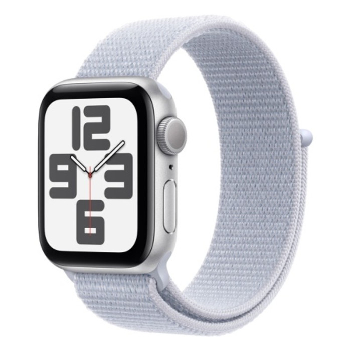 Умные часы Apple Watch SE 2024 40mm Aluminum Case with Sport Loop Серебристый | Фото 1 из 3