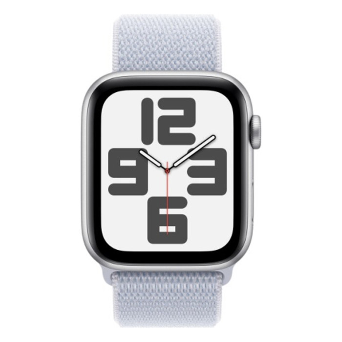 Умные часы Apple Watch SE 2024 40mm Aluminum Case with Sport Loop Серебристый | Фото 3 из 3