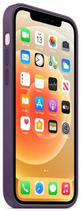 Чехол Silicone Case для iPhone 12/12 Pro Фиолетовый (Amethyst) | Фото 3 из 4