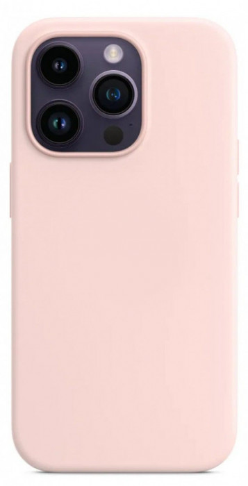 Чехол Silicone Case with Magsafe для iPhone 14 Pro Розовый (Chalk Pink) | Фото 1 из 2