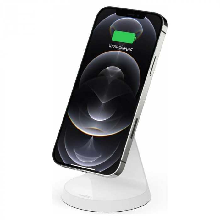 Беспроводное зарядное устройство Belkin Boost Charge MagSafe Белый (WIB003vfWH) | Фото 3 из 6