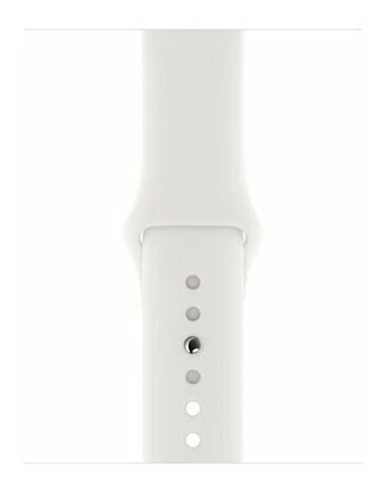 Спортивный ремешок Gurdini (силиконовый) Apple Watch 42mm/44mm Белый (White) | Фото 2 из 3