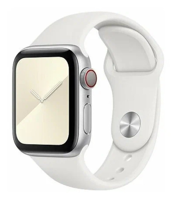 Спортивный ремешок Gurdini (силиконовый) Apple Watch 42mm/44mm Белый (White) | Фото 3 из 3