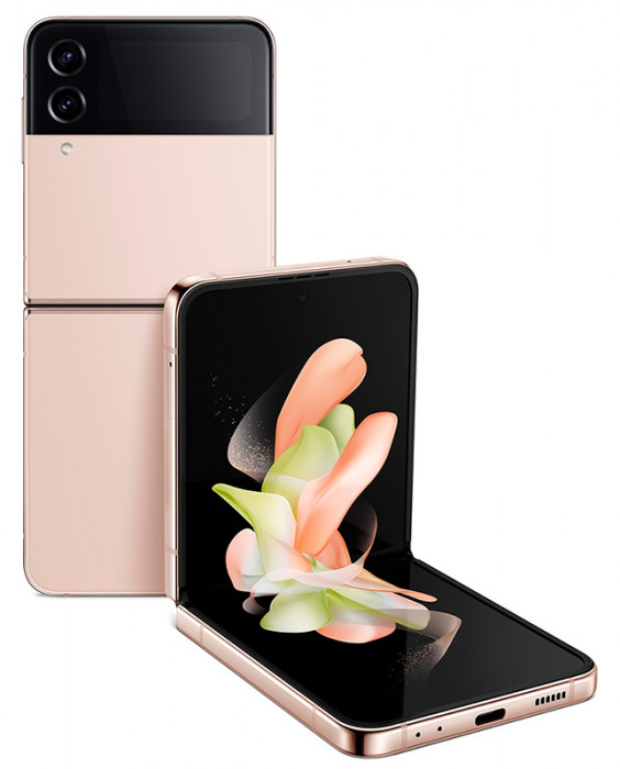 Смартфон Samsung Galaxy Z Flip4 8/128GB Розовый (Pink Gold) | Фото 1 из 5