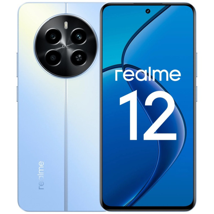Смартфон Realme 12 4G 8/128GB Голубой рассвет (Blue) EAC | Фото 1 из 3