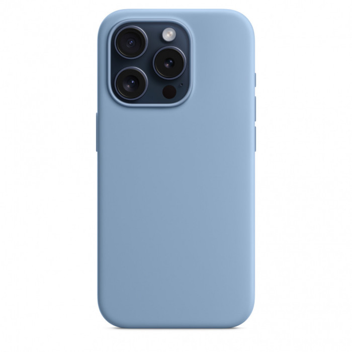 Чехол Silicone Case MagSafe для iPhone 15 Pro Winter Blue | Фото 1 из 5