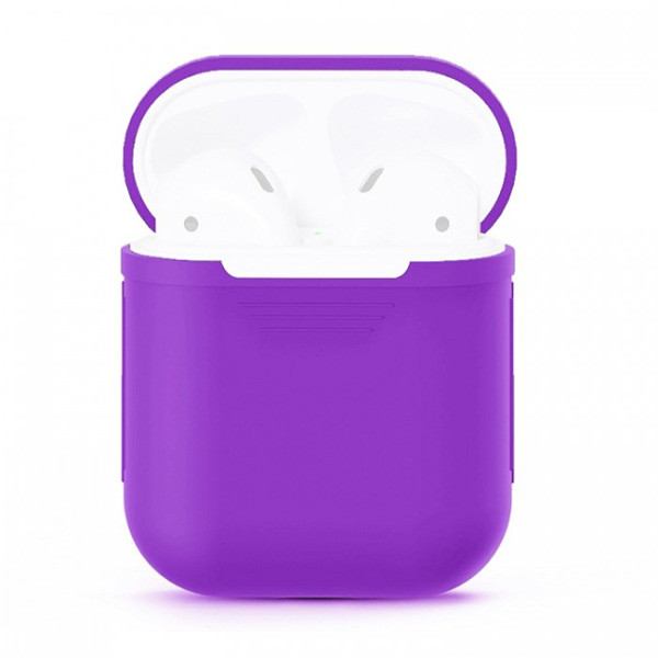Чехол Silicone Case на AirPods 2 Фиолетовый | Фото 1 из 2