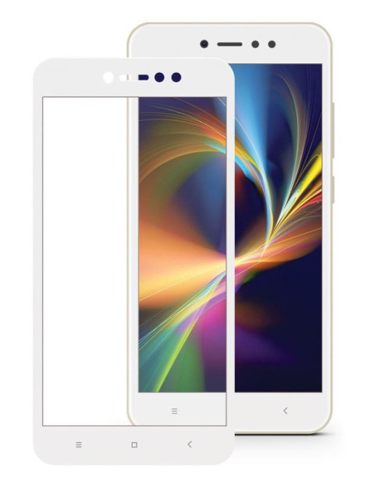 Защитное 3D стекло для Xiaomi Redmi Note 5A White | Фото 2 из 2