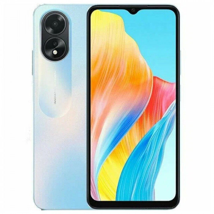 Смартфон Oppo A18 4/128GB Голубой (Light Blue) | Фото 1 из 5