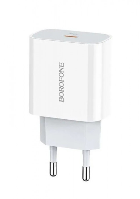 Зарядное устройство Borofone BA38A Plus USB-C с кабелем, 20W Белый | Фото 5 из 5