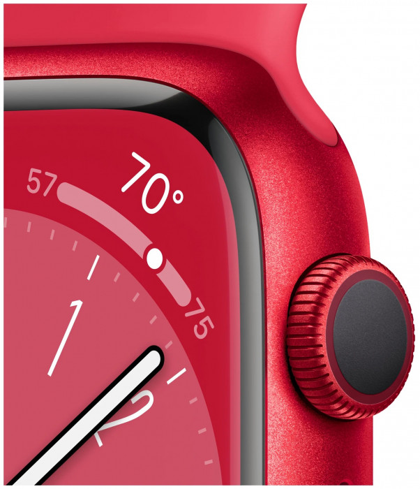 Умные часы Apple Watch Series 8 41mm GPS Red Aluminum Case with Sport Band Product Red | Фото 3 из 4