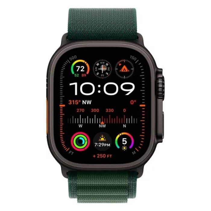 Умные часы Apple Watch Ultra 2 2024 49mm GPS + Cellular Titanium Case with Dark Green Alpine Loop | Фото 2 из 3