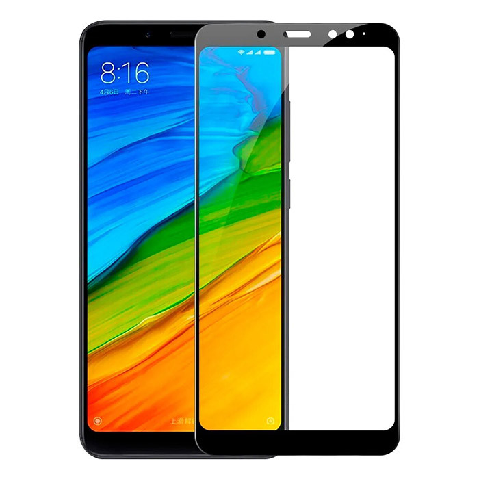 Защитное стекло 3D для Xiaomi Redmi Mi 5 Black | Фото 1 из 2
