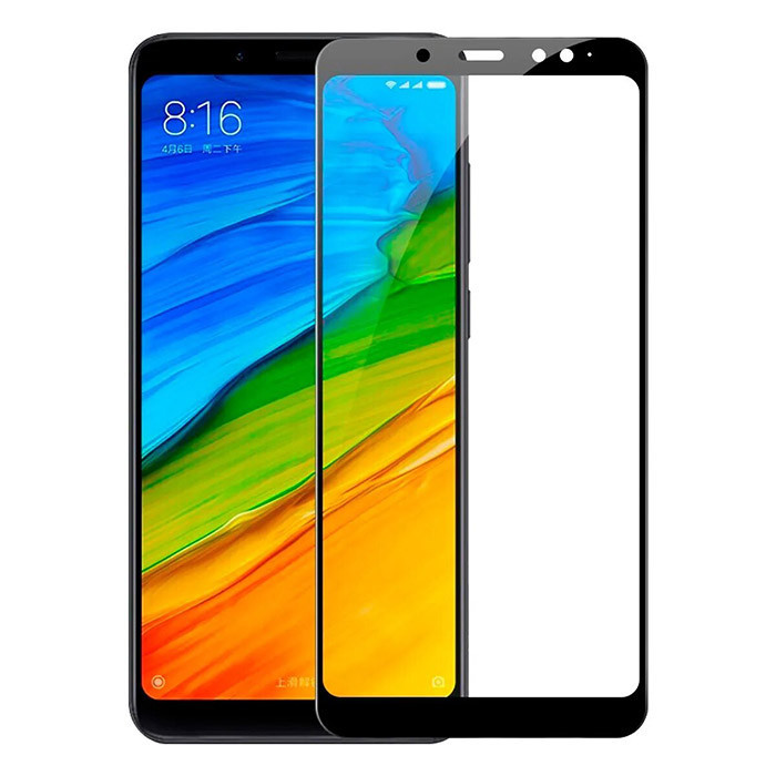 Защитное стекло 3D для Xiaomi Redmi Mi 5 Black | Фото 2 из 2