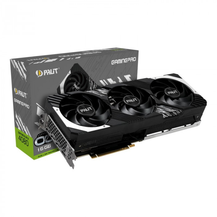 Видеокарта Palit RTX4080 GAMINGPRO 16GB NED4080019T2-1032A GDDR6X 256bit 3 DP HDMI | Фото 4 из 6