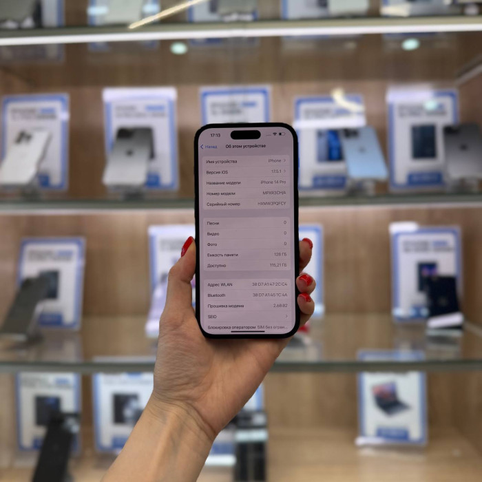 Б/у Смартфон Apple iPhone 14 Pro 128GB Dual-SIM Черный | Фото 2 из 5