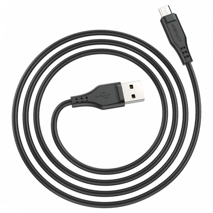 Кабель ACEFAST C3-09 USB-A - Micro-USB Черный | Фото 1 из 4