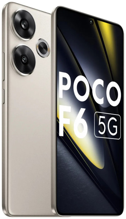 Смартфон Poco F6 8/256GB Золотистый (Titanium Gold) | Фото 5 из 6