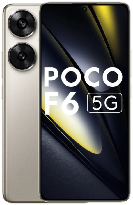 Смартфон Poco F6 8/256GB Золотистый (Titanium Gold) | Фото 6 из 6