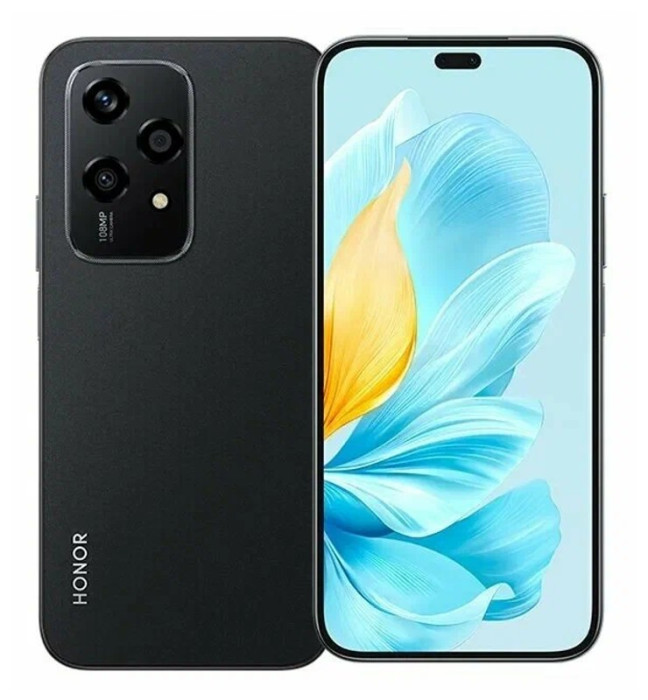 Смартфон Honor 200 Lite 8/256GB Черный (Black) | Фото 1 из 8