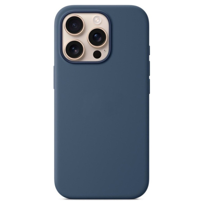 Чехол накладка для iPhone 16 Pro 6.3" Silicone Case with Magsafe Denim | Фото 1 из 1