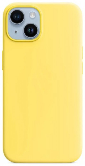 Чехол Silicone Case MagSafe для iPhone 14 Yellow | Фото 1 из 3