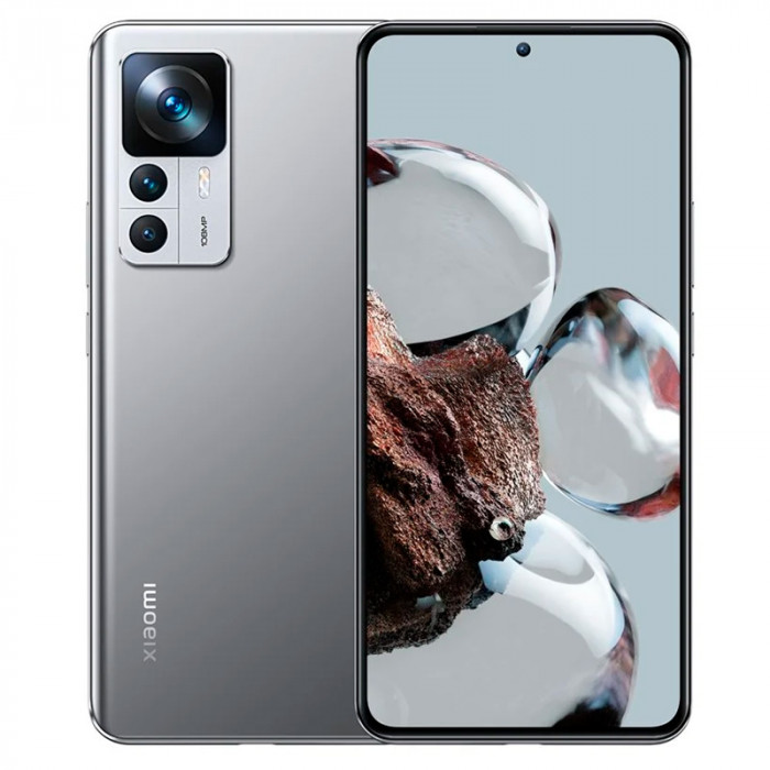 Смартфон Xiaomi 12T 8/256GB Серебряный (Silver) | Фото 1 из 3
