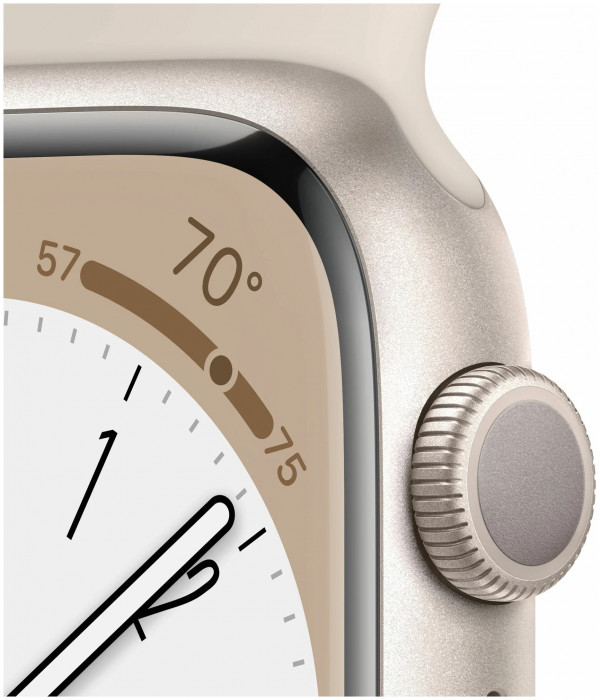Умные часы Apple Watch Series 8 45mm GPS Starlight Aluminum Case with Sport Band Starlight | Фото 3 из 4