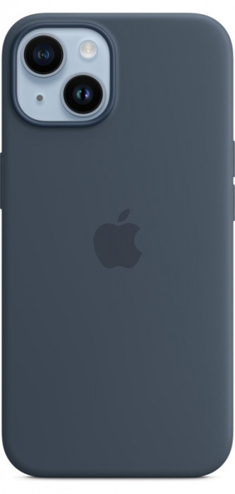 Чехол Silicone Case MagSafe для iPhone 14 Strom Blue | Фото 2 из 3