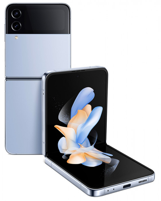 Смартфон Samsung Galaxy Z Flip4 8/256GB Синий (Rangi Blue) | Фото 1 из 5
