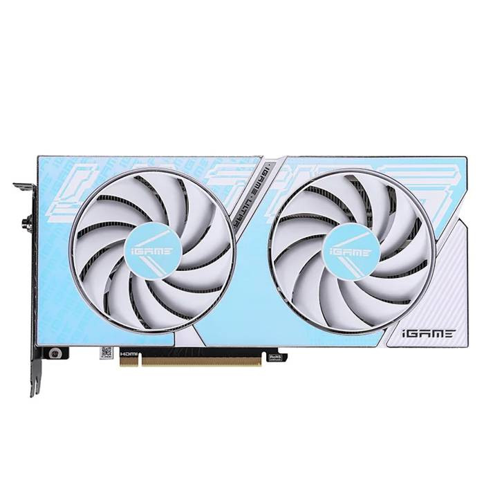 Видеокарта Colorful (RTX 4060 Ti Ultra W DUO OC 8GB-V) GeForce RTX 4060 Ti 8GB Ultra W DUO OC 8GB-V | Фото 1 из 1
