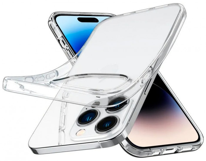 Чехол накладка Gurdini Clear HQ 2mm для iPhone 14 Pro Прозрачный | Фото 3 из 4