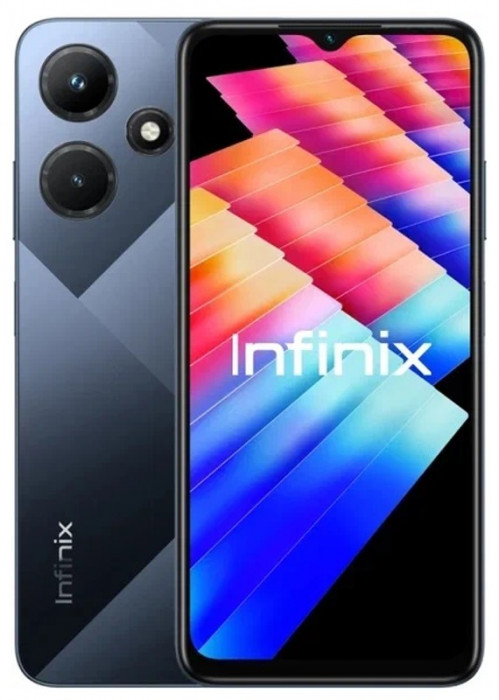 Смартфон Infinix Hot 30i 4/128GB Черный (Mirror Black) EAC | Фото 1 из 4