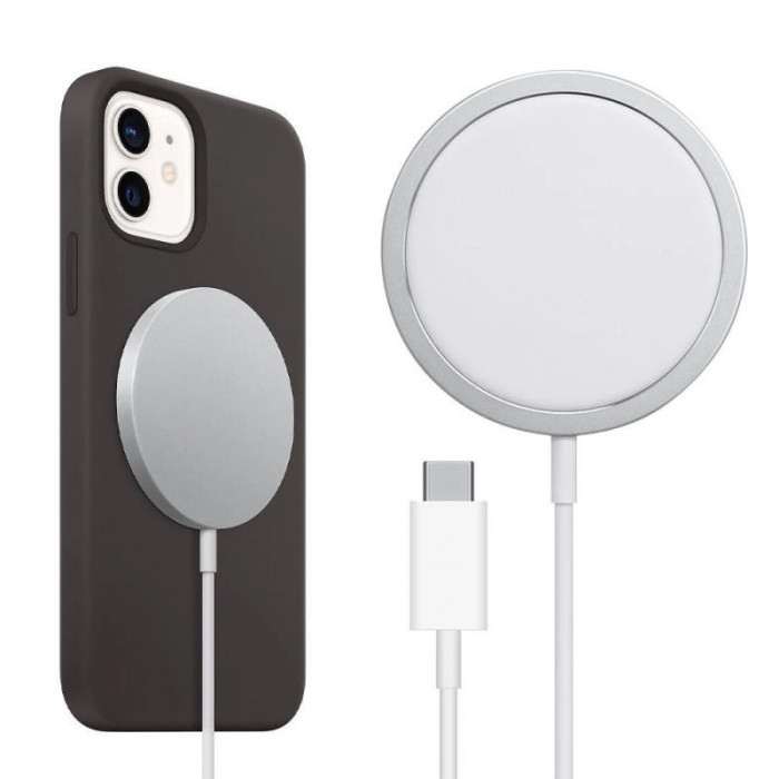Беспроводная зарядная станция Apple Magsafe Charger 15W MHXH3ZE/A Белый | Фото 1 из 4