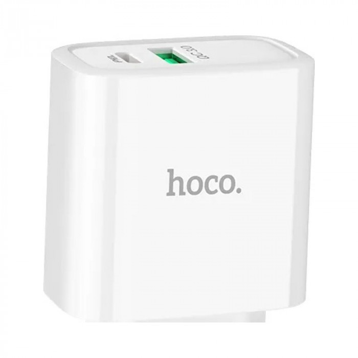 Зарядное устройство HOCO C57A Speed charger PD + QC3.0 белая | Фото 3 из 6