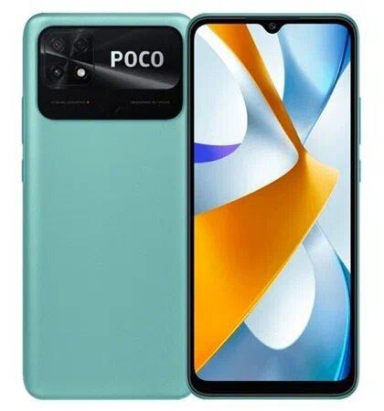 Смартфон Poco C40 4/64GB Зеленый (Coral Green) | Фото 1 из 2