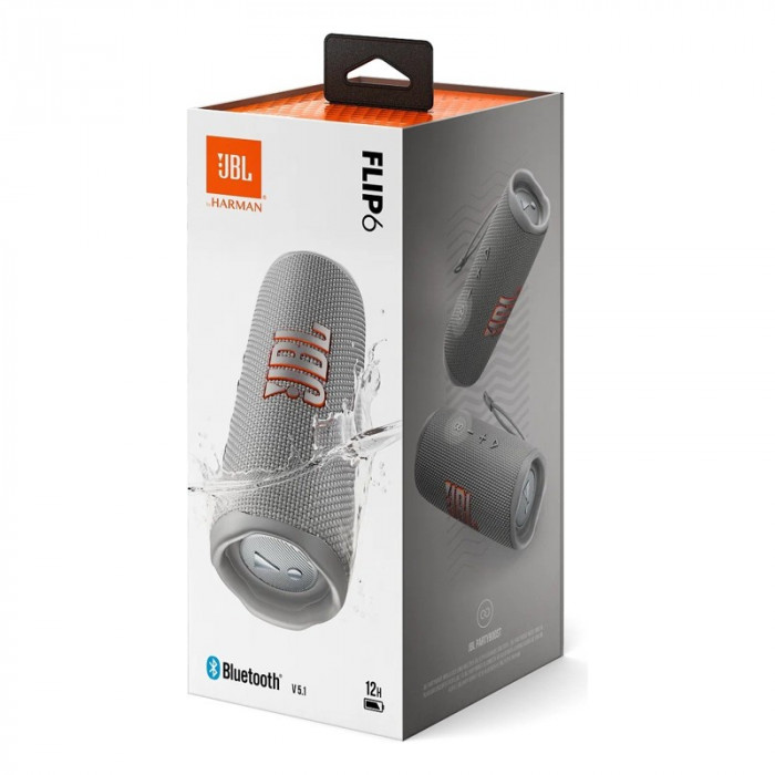 Портативная акустика JBL Flip 6 Серый | Фото 3 из 8