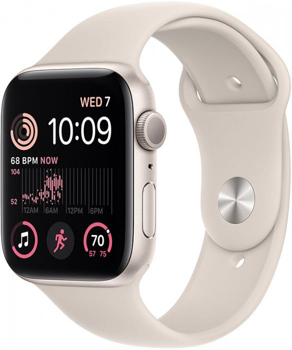 Умные часы Apple Watch SE 2022 40mm Aluminum Case with Sport Band Сияющая звезда | Фото 1 из 4