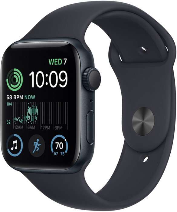 Умные часы Apple Watch SE 2022 40mm Aluminum Case with Sport Band Тёмная ночь | Фото 1 из 4