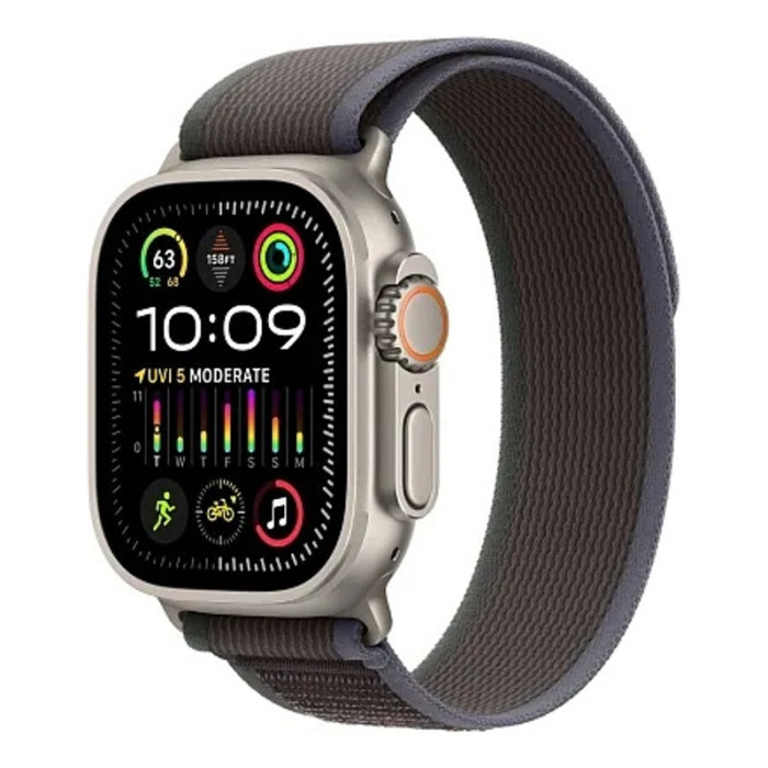 Умные часы Apple Watch Ultra 2 2024 49mm GPS + Cellular Titanium Case with Navy Trail Loop | Фото 1 из 2
