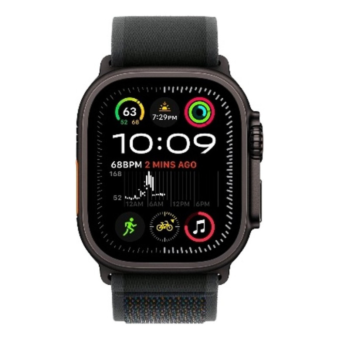 Умные часы Apple Watch Ultra 2 2024 49mm GPS + Cellular Titanium Case with Navy Trail Loop | Фото 2 из 2