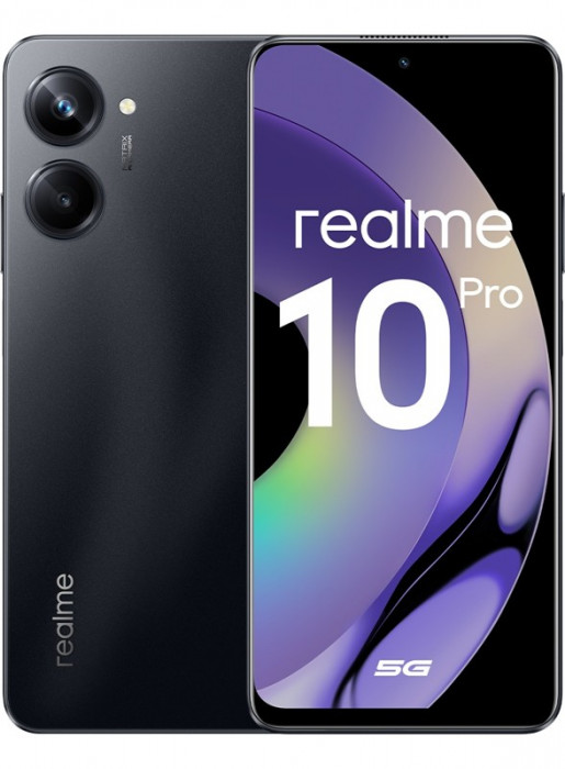 Смартфон Realme 10 Pro 8/256GB Черный (Dark Matter) EAC | Фото 10 из 11