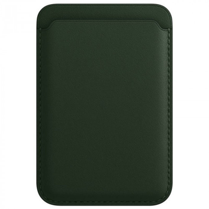 Чехол Leather Wallet MagSafe для iPhone Green | Фото 1 из 3