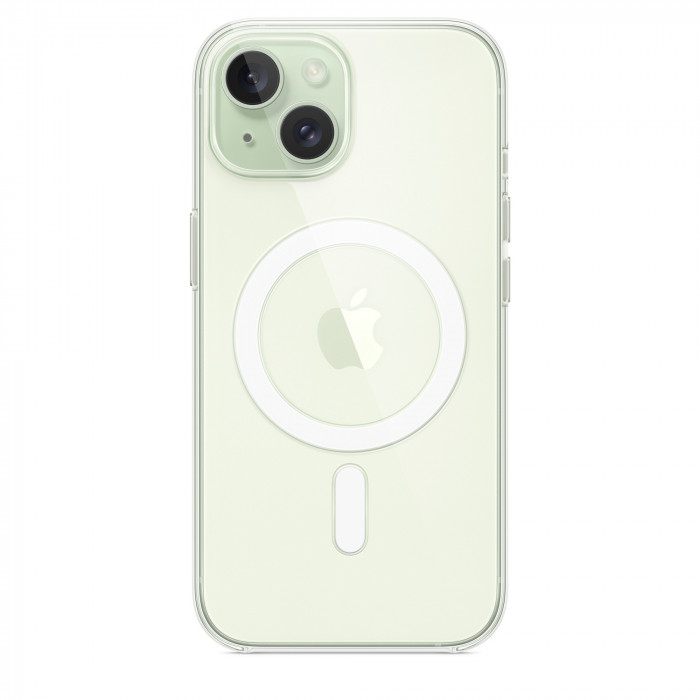 Чехол Clear Case MagSafe для iPhone 15 Прозрачный | Фото 2 из 5