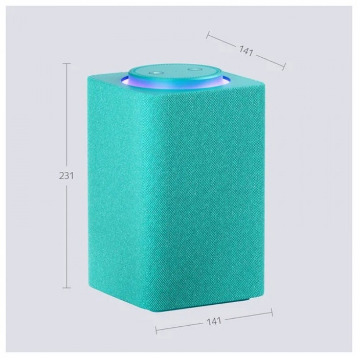 Умная колонка Яндекс Станция Макс ZigBee Бирюзовый (Turquoise) | Фото 13 из 14