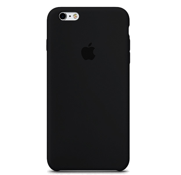 Силиконовый чехол для iPhone 6/6s Plus мелкая точка Черный | Фото 2 из 3
